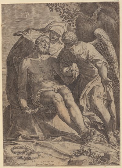 Oplakávání Krista [Pietà] od Agostino Carracci