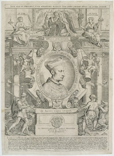 Carlo Borromeo od Agostino Carracci