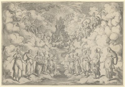 Harmonie sfér od Agostino Carracci