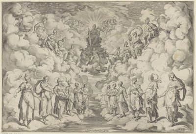 Harmonie sfér od Agostino Carracci