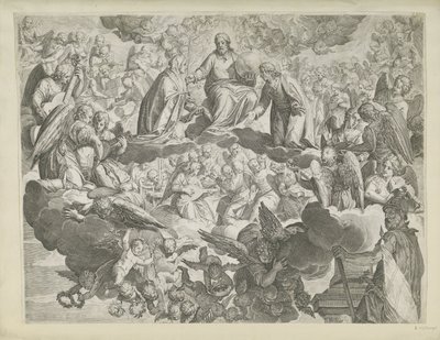 Umučení svaté Justiny Paduánské (horní polovina) od Agostino Carracci