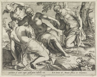 Merkur a milosti od Agostino Carracci
