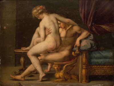Nahota s mužem a ženou od Agostino Carracci