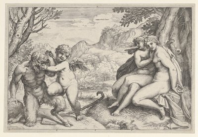 Láska zvítězí nad vším, 1599. od Agostino Carracci