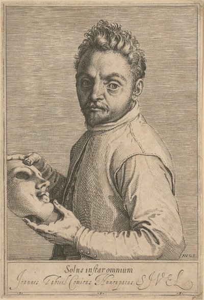 Portrét Giovanniho Gabrielliho, zvaného „Il Sivello“ od Agostino Carracci