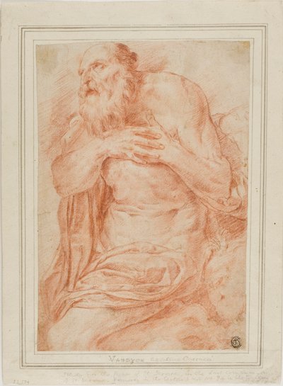 Svatý Jeroným od Agostino Carracci