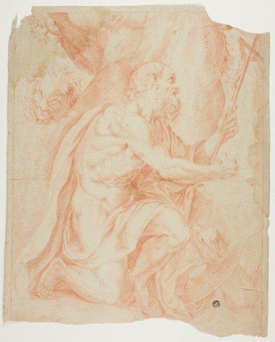 Svatý Jeroným od Agostino Carracci