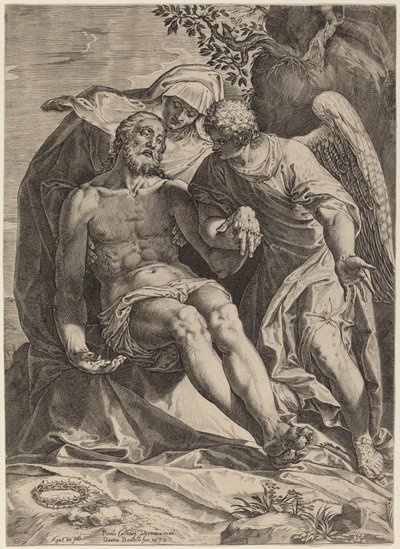 Soucit od Agostino Carracci after Veronese