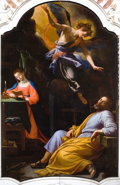 Sen svatého Josefa od Agostino Ciampelli