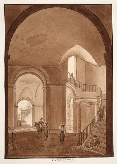 Zahradní vestibul Palazzo Caetani all