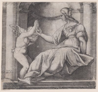 Prudence z roku 1516. od Agostino Veneziano