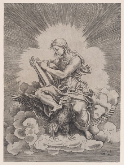 Svatý Jan z roku 1518. od Agostino Veneziano