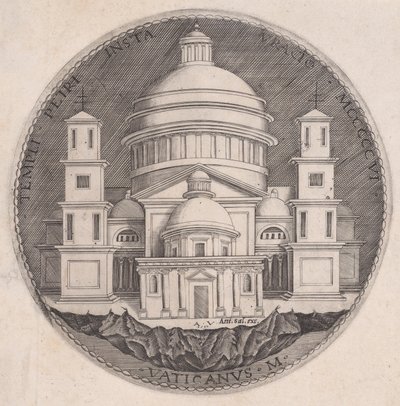 Bazilika svatého Petra z roku 1517. od Agostino Veneziano