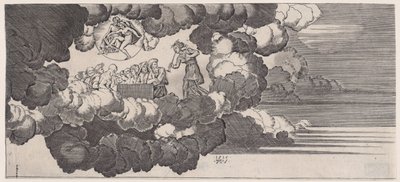 Zprávy přinesené na Olymp z roku 1516. od Agostino Veneziano