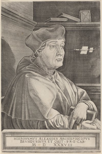 Hieronymus Alexander, arcibiskup z Brindisi od Agostino dei Musi
