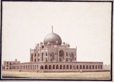 Humájúnova hrobka, kolem roku 1820 od Agra School