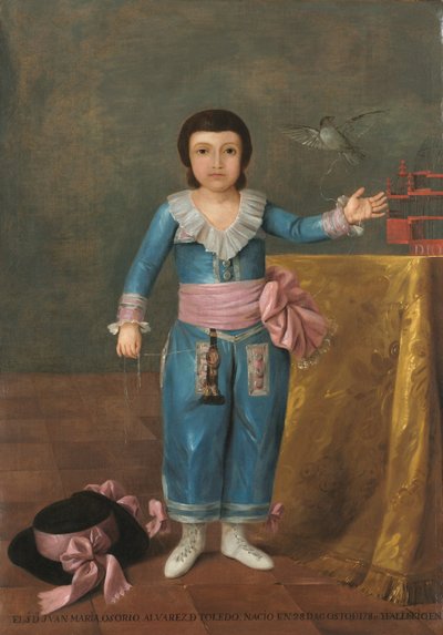 Portrét Juana Maria Osorio, c. 1786. od Agustín Esteve y Marques