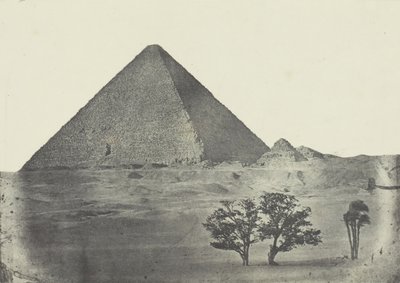 Cheopsova pyramida, Střední Egypt, 184951, vytištěno 1852. od Aimé Rochas