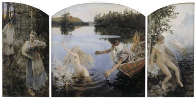 Aino mýtus, Triptych od Akseli Gallen-Kallela