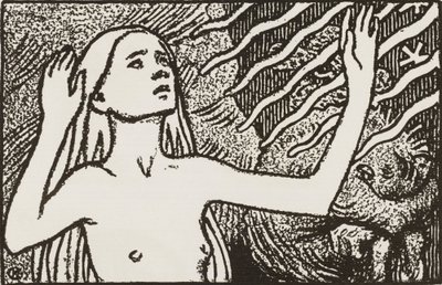 Modlící se dívka od Akseli Gallen-Kallela