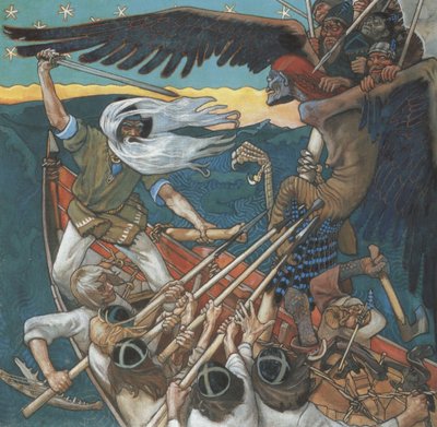 Obrana Sampa, 1896 od Akseli Gallen Kallela