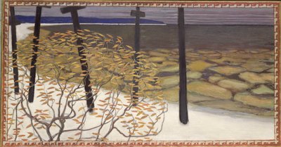 Podzim, pět křížů (olej na plátně) 1902 od Akseli Valdemar Gallen Kallela