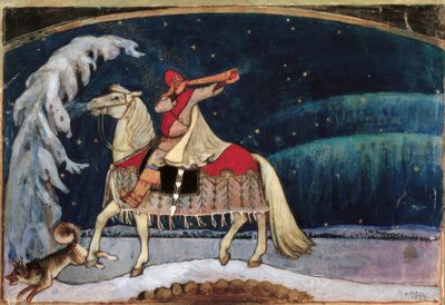 A.Gallen-Kallela, Kullervo jde do války od Akseli Valdemar Gallen Kallela