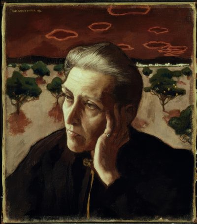 Matka umělce od Akseli Valdemar Gallen Kallela