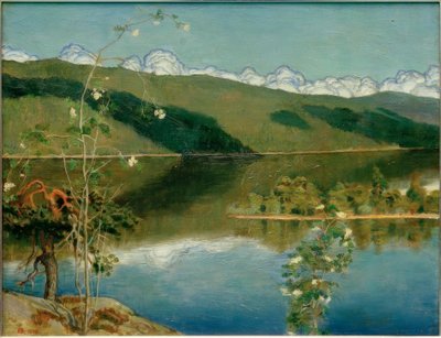 Bouřkové mraky na obzoru od Akseli Valdemar Gallen Kallela