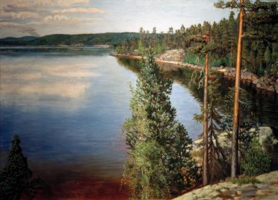 Krajina v Ruovesi od Akseli Valdemar Gallen Kallela