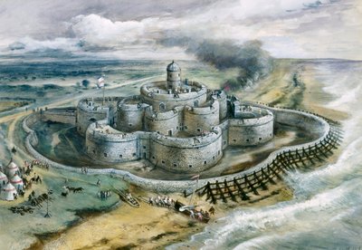 Hrad Deal, 1540, 60. léta 20. století od Alan Ernest Sorrell