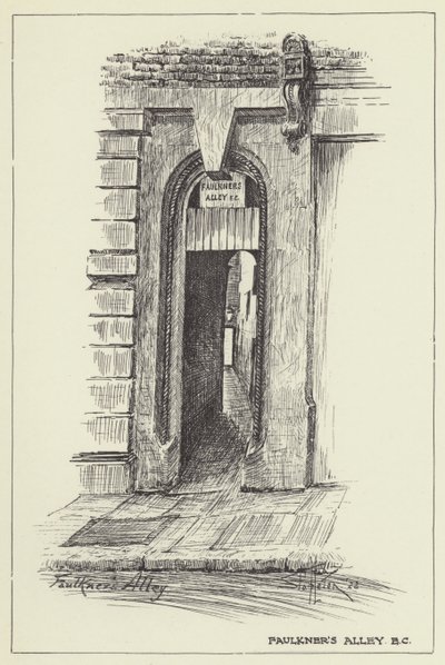 Faulkners Alley, EC od Alan Stapleton