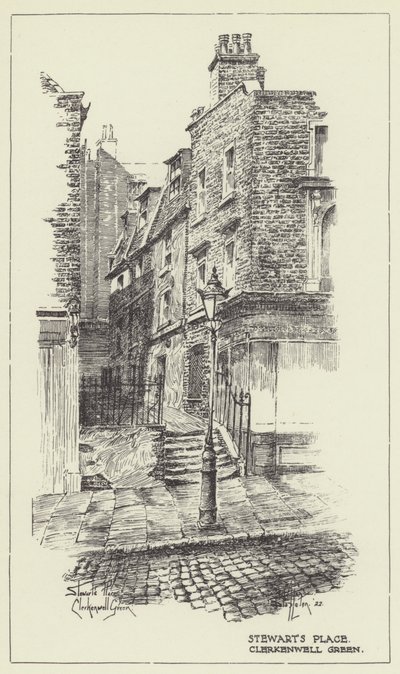 Stewarts Place, Clerkenwell Green od Alan Stapleton