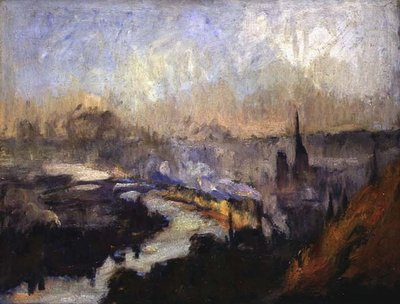 Hora sv. Kateřiny (olej na plátně) od Albert Charles Lebourg