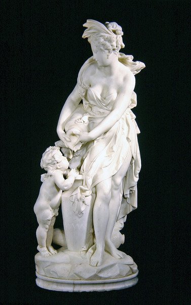 La Source (bílý mramor) od Albert Ernest Carrier Belleuse