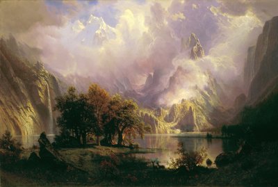 Krajina Rocky Mountain od Albert Bierstadt