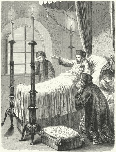 Smrt osmanského sultána Mahmuda II od Albert (after) Kretschmer