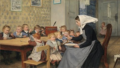 Jesle od Albert Anker
