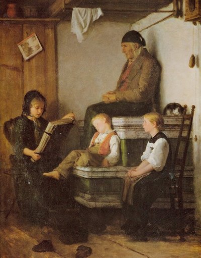nedělní odpoledne od Albert Anker