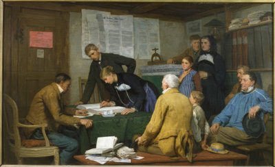 Občanský sňatek od Albert Anker