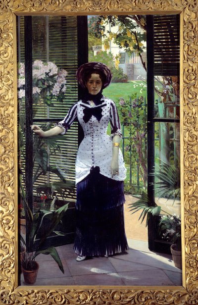 Ve skleníku Obraz Albert Bartholome (1848-1928) 1881 Ne. 1,42 x 2,33 m Paříž, Musee d
