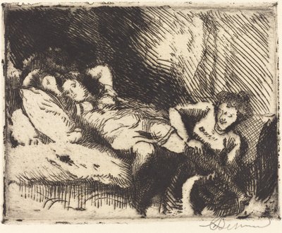 Jdu do postele (Le coucher) od Albert Besnard