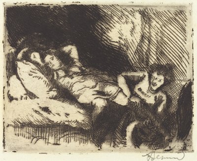 Jdu do postele (Le coucher) od Albert Besnard