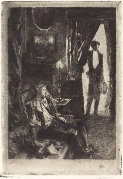 Iza spí od Albert Besnard