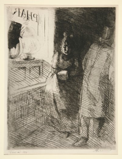 La Prostitution (Prostituce) od Albert Besnard