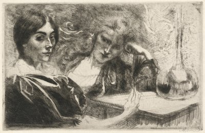 Závislí na morfinu (Morphinomanes) od Albert Besnard