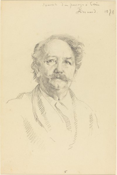 Portrét muže (Suvenýr z pasáže v Paříži) od Albert Besnard