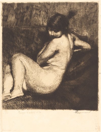 Opeřený turban od Albert Besnard