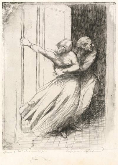 Znásilnění (Le Viol) od Albert Besnard