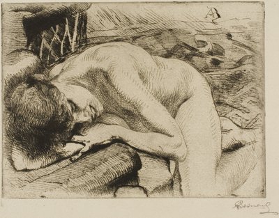 Spící model od Albert Besnard